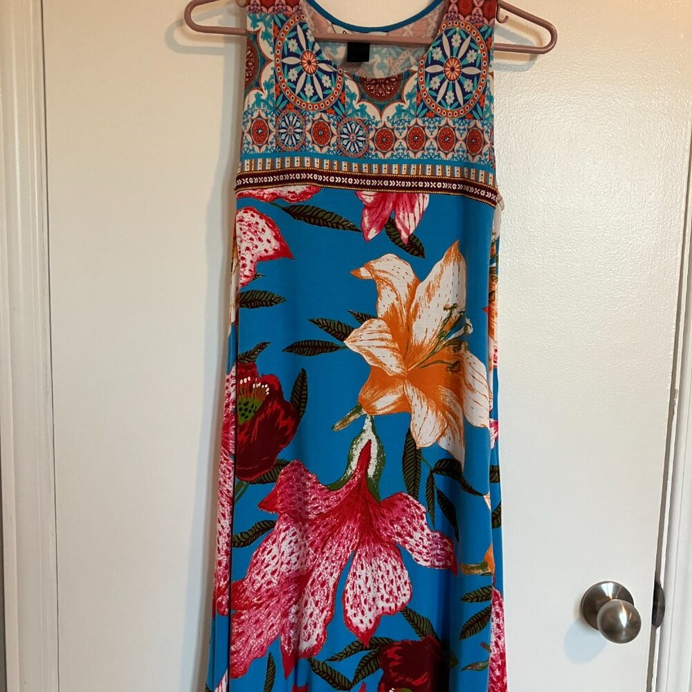 Desigual Women's Multicolored Patterned Dress Size Medium